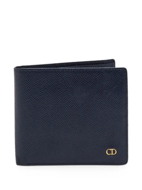 Christian Dior Pre-Owned CD bifold wallet Blue 1367995