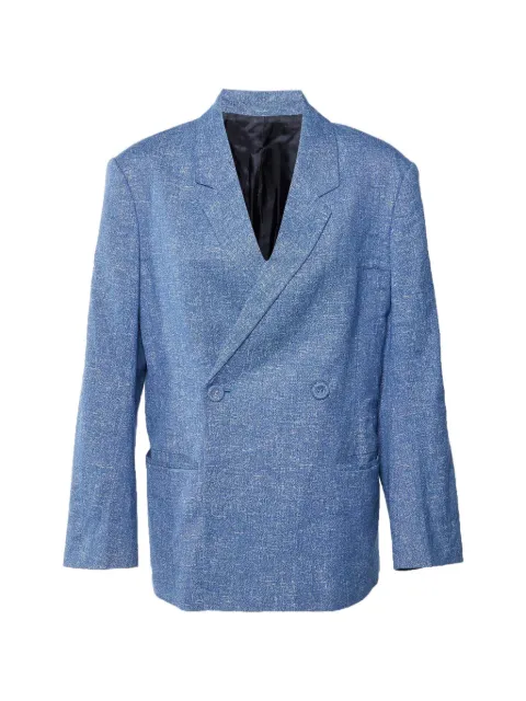 TOTEME double-breasted blazer Blue 1373616