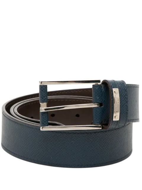 Louis Vuitton Pre-Owned 1990-2010 Taiga Ceinture belt Blue 19NJ59C46QFW7SM9