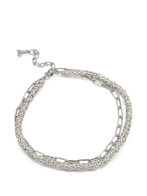 Patrizia Pepe crystal-embellished necklace Silver 8J0160M032