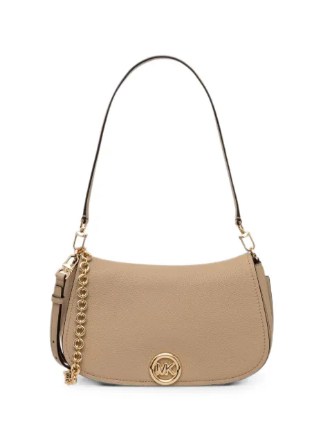 Michael Michael Kors pebbled leather chain-link shoulder bag Neutrals 30R6GY5S2L