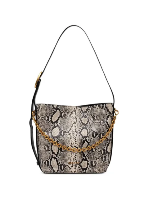 Michael Michael Kors snake-effect chain-detail shoulder bag Neutrals 30T6AUEM5T