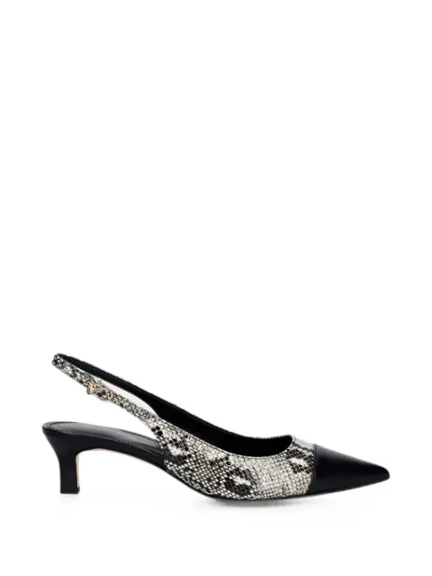 Michael Michael Kors Amara snake-effect pointed-toe pumps Neutrals 40T6AMMP1E
