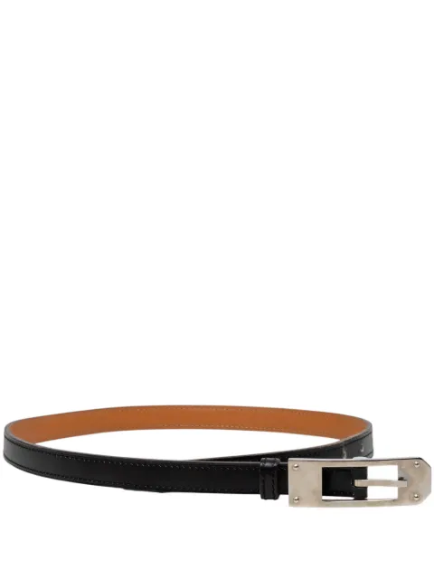 Hermès Pre-Owned 2004 Box Calf Kelly Ardillon belt Black N473Z9Y7RO6CHTHA