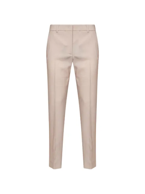 Weekend Max Mara Canon pressed-crease cropped tailored trousers Pink 2625136141600