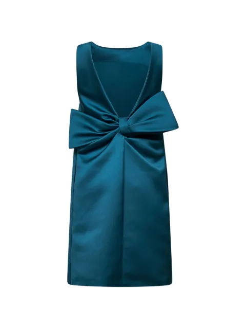 Max Mara bow-detail sleeveless mini dress Blue 2626226063600