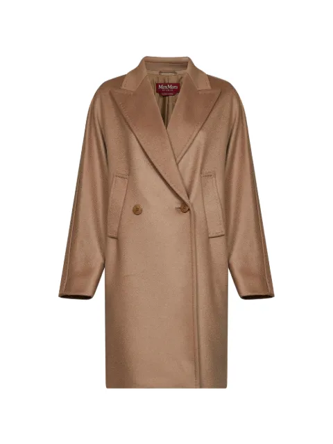 Max Mara double-breasted felted coat Neutrals 2626016071600