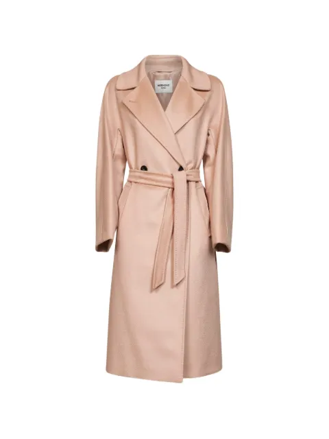 Weekend Max Mara double-breasted belted coat Pink 2625016021600