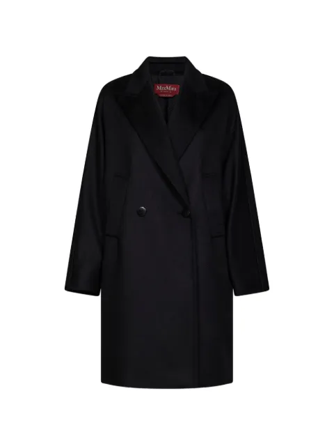 Max Mara notch-lapel double-breasted coat Black 2626016071600