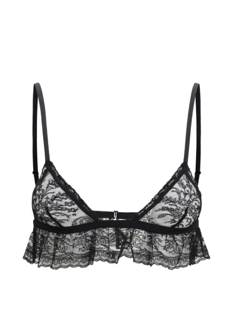 Dolce & Gabbana lace ruffled bra Black O1E56TON0GX