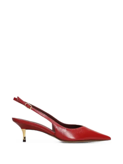 Arezzo pointed-toe slingback pumps Red A1408000010004