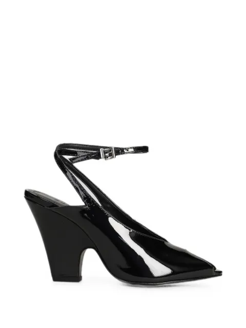 Schutz patent-leather ankle-strap pumps Black S2261600020001