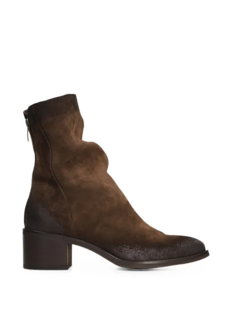 Metisse degradè-effect ankle boots Brown TC2177