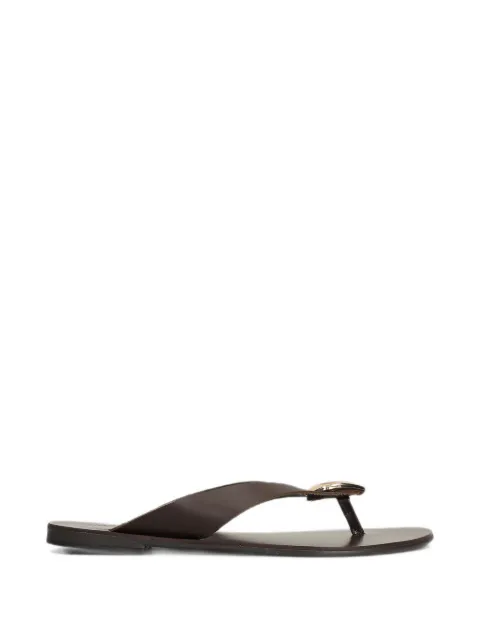 Nicolas Lainas hardware-detail leather sandals Brown 308