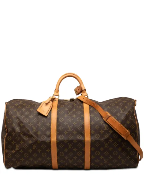 Louis Vuitton Pre-Owned 1992 Monogram Keepall Bandouliere 60 travel bag Brown RM0T0FP6Z1THDE30
