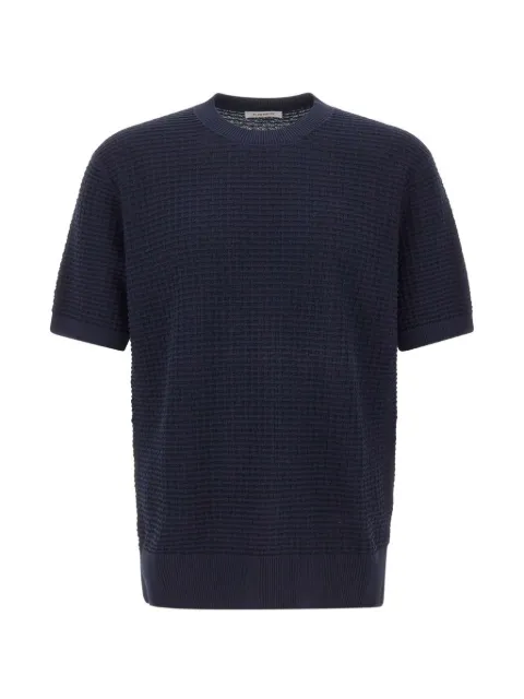 Kangra honeycomb-stitch sweater Blue 301521038