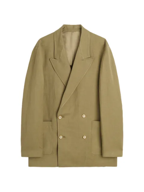 Cmmn Swdn Enea double-breasted suit jacket Neutrals M26W327