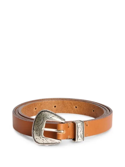 Cmmn Swdn Glock Western leather belt Brown M21L815BRN