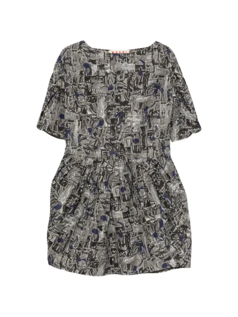 Marni Pre-Owned 2000s abstract-print mini dress Green MA350CCL