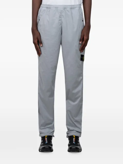 Stone Island logo-patch track pants Grey L2S153100017S0474