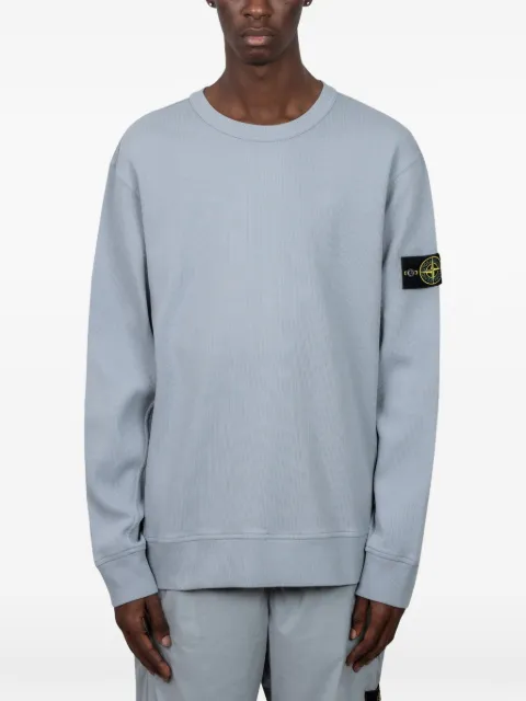 Stone Island logo-patch sweatshirt Blue L2S156100017S0472