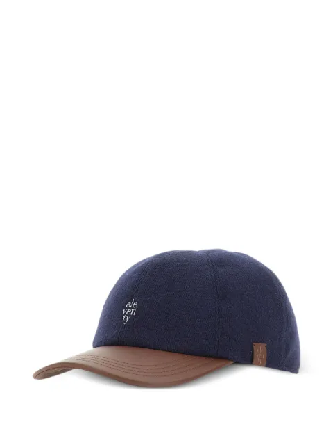 Eleventy logo-embroidered baseball cap Blue N77CPLN15TES0N026