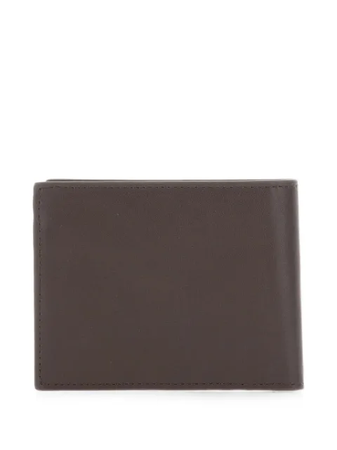 GIANNI CHIARINI logo-plaque leather wallet Brown PFW5096NAPPATMORO