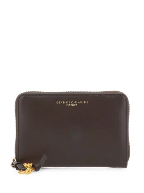 GIANNI CHIARINI logo-print leather wallet Brown PF5043NACIOCCOLATO