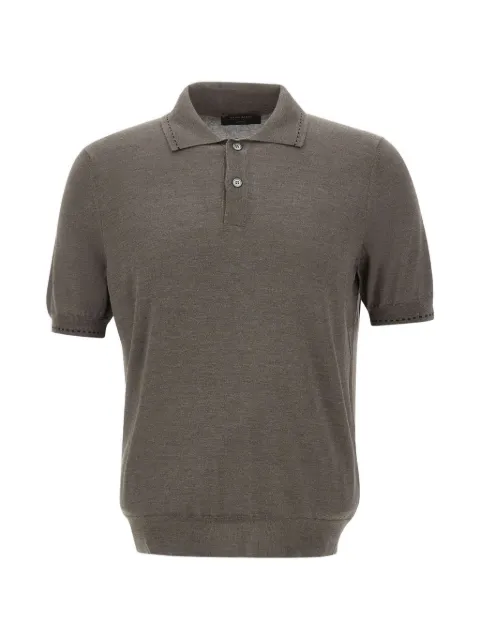Gran Sasso short-sleeve polo shirt Grey 4314216224170
