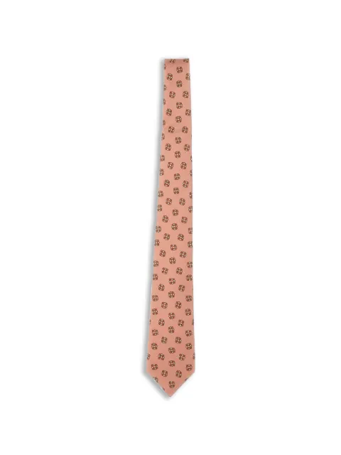 Kiton floral-pattern silk tie Pink UCRVKRC01M9003000