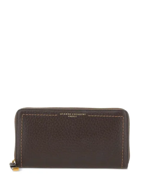 GIANNI CHIARINI large Bubble leather wallet Brown PF5042