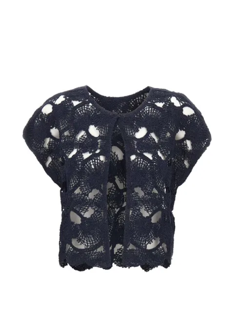 Kangra short-sleeve cardigan Blue 192034138