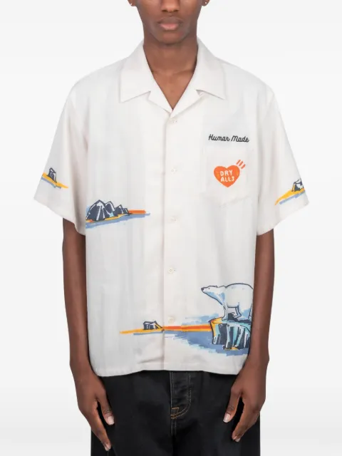 Human Made graphic-print shirt White HM31SH012