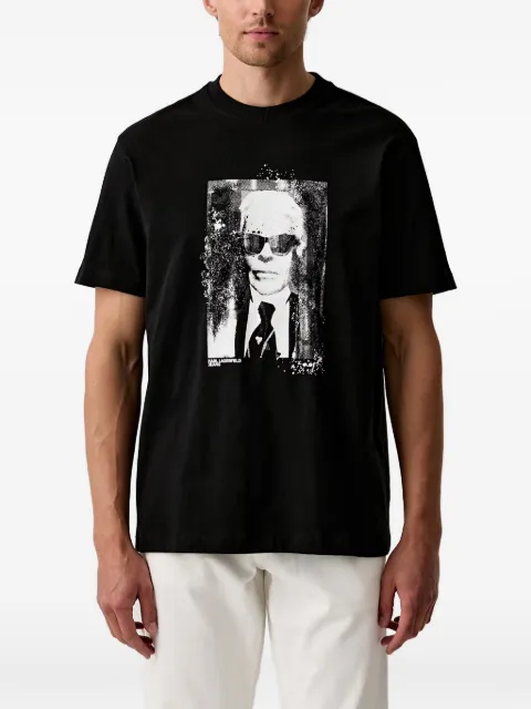 Karl Lagerfeld Jeans graphic-print T-shirt Black B3M17006999