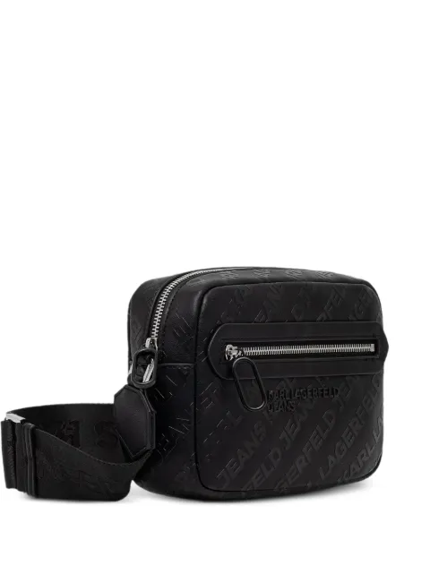 Karl Lagerfeld Jeans logo-embossed belt bag Black B3M30223B87