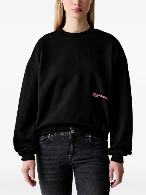 Karl Lagerfeld Jeans logo-print sweatshirt Black B3W20012999