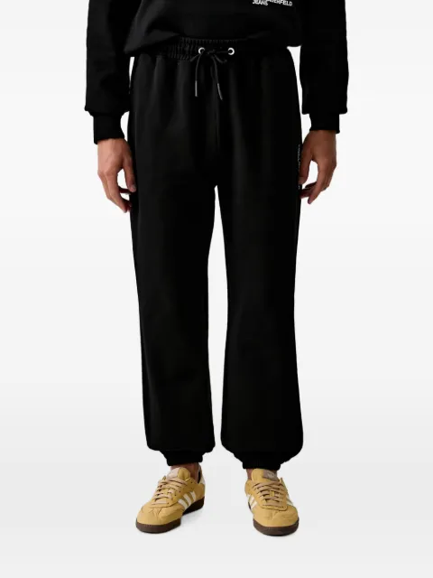 Karl Lagerfeld Jeans drawstring-waist logo-print track pants Black B3M10014999