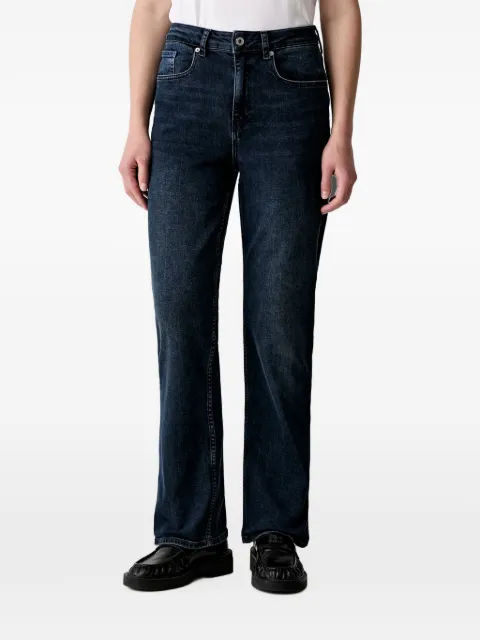 Karl Lagerfeld Jeans logo-patch straight-leg jeans Blue B3W100421CD