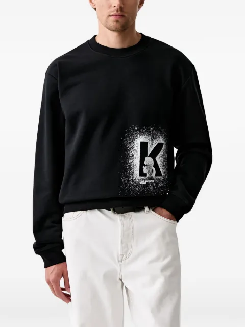 Karl Lagerfeld Jeans logo-print sweatshirt Black B3M20001999