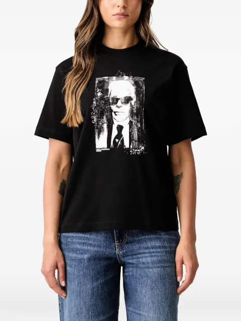 Karl Lagerfeld Jeans graphic-print T-shirt Black B3W17046