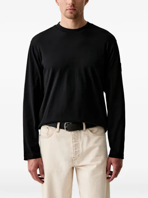 Karl Lagerfeld Jeans logo-patch long-sleeve T-shirt Black B3M17004999
