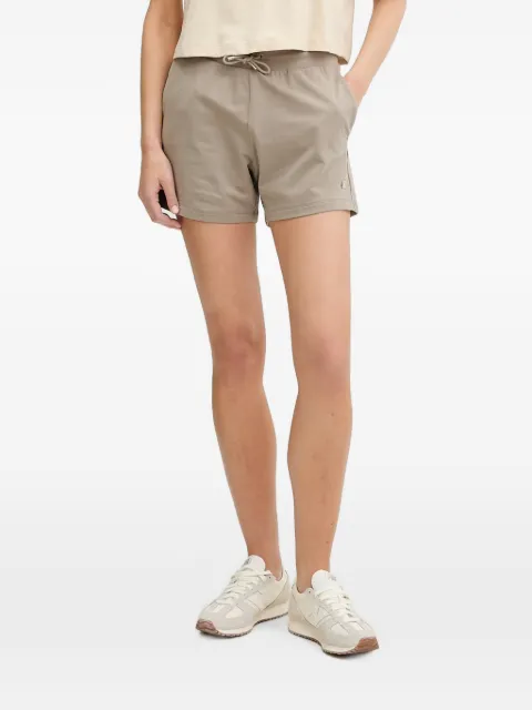 Ea7 Emporio Armani drawstring logo-plaque shorts Neutrals 7W000079AF13135