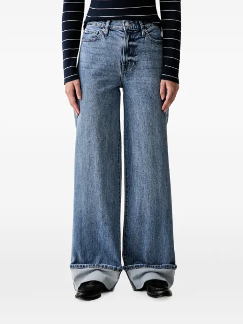 DKNY faded wide-leg jeans Blue DJ6M4254