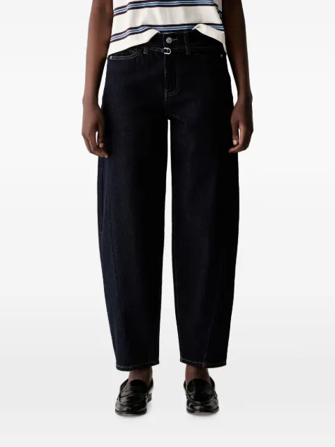 DKNY buckle-detail tapered-leg jeans Blue DJ5B4149