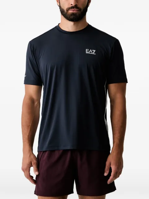 Ea7 Emporio Armani logo-print T-shirt Blue 7M002486AF13689