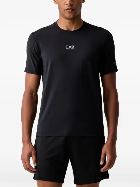 Ea7 Emporio Armani logo-print T-shirt Blue 7M002148AF24495