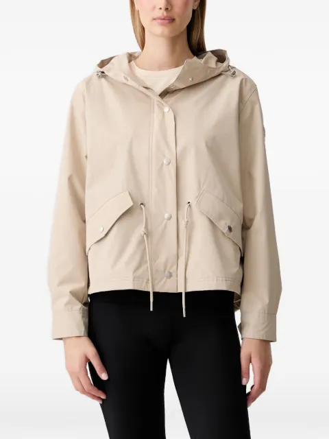 DKNY hooded drawstring jacket Neutrals DP6J9732