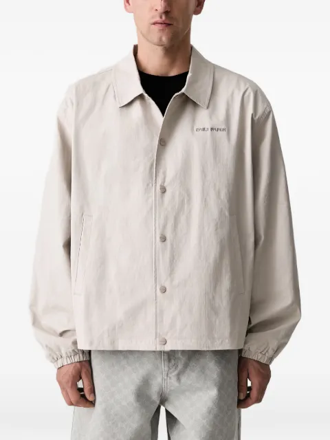Daily Paper logo-embroidered coach jacket Neutrals 2610069