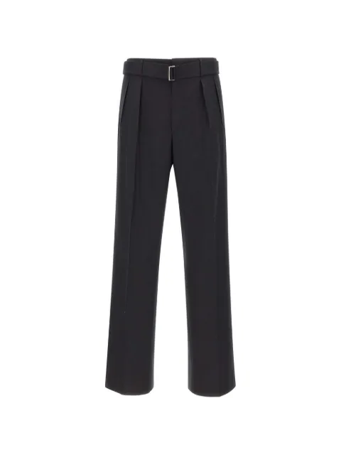 Tagliatore belted pleated trousers Black PNEVIL24550012N1264