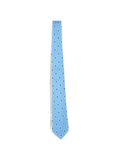Kiton paisley-pattern tie Blue UCRVKRC02M9701000